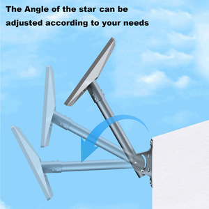 Kit de montage d'antenne TV Starlink Gen3/V4, support réglable en alliage d'aluminium, cadre fixe pour mur et toit - Product Image 4