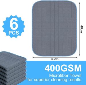 NOVISON Y-1213-11 380gsm Lint Free <b>Polishing</b> Cloth Drying Towel Large Super Soft <b>Car</b> Carbon Microfiber Glass Cleaning Cloth - Product Image 2