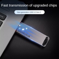 Clé USB Lenovo ThinkPlus TU100 Pro à succès, 1000 Mo/s, options 256 Go, 512 Go, 1 To, 2 To, USB 3.2, lecteur USB mobile SSD