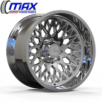 Jantes forgées sur mesure 26x14 28x14 30x14, 26 pouces 8x6.5 8x165.1 pour Dodge Ram 2500 3500, style Super Single, jantes de camion profondément concaves