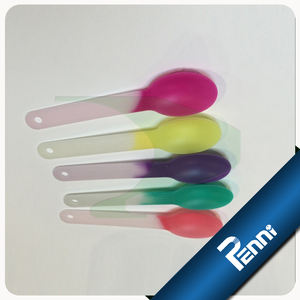 Cucharas de cambio de color de agua fría con logotipo personalizado cuchara plastico Plastik cuchara de plástico que cambia de color - Product Image 5