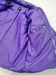 Veste d'été à bulles sans plumes 3M Thinsulate coton rempli chaud coupe-vent brillant extérieur personnalisable avant Logo OEM - Product Image 4