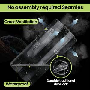 Hot Sale Cylindrical Reptile <b>Terrarium</b> Front Door Jumping Spider <b>Tortoise</b> Breeding Box for Pet Lovers - Product Image 5