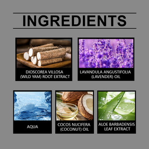 ครีมบำรุงผิวพร้อมฮอร์โมนบรรเทาอาการปวดประจำเดือนประจำเดือน - Product Image 6