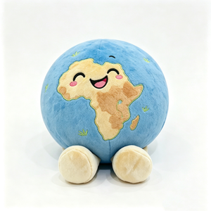 Peluche globe terrestre personnalisée, peluche planète Terre, peluche carte du monde, peluche Terre - Product Image 1