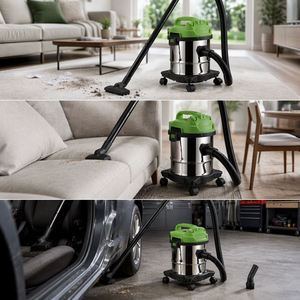 Aspiradora en Seco y Húmedo K-D/W de 12L/15L con Función de Soplado, Motor Eléctrico de 1300W, Herramienta Eléctrica con Gran Potencia de Succión, Ligera y Portátil - Product Image 3