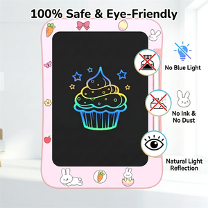 <span class=keywords><strong>Tablette</strong></span> d'écriture LCD <span class=keywords><strong>de</strong></span> 8,5 pouces pour enfants, planche à <span class=keywords><strong>dessin</strong></span> à motifs personnalisés en 4 couleurs, jouet éducatif, cadeau - Product Image 4