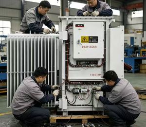 Transformateur de distribution monophasé immergé dans l'huile, étanche, ONAN, Rainbow ZGS-H-75kVA 14.4/0.24kV, standard Canada, à montage sur socle, pur - Product Image 2
