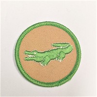 Offre Spéciale d'usine coudre sur des patchs de broderie personnalisés de haute qualité avec logo de lettre d'entreprise avec support à coudre