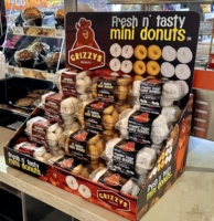 Carton ondulé imprimé personnalisé boîte de présentation de comptoir en papier pour muffins boîtes de présentation perforées avec logo bonbons donut