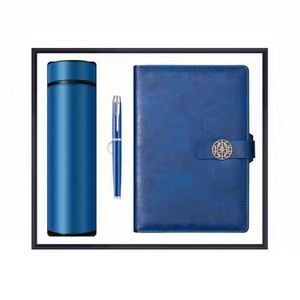 ชุดของขวัญสมุดโน้ต A5 หรูหราแบบขายส่ง ปรับแต่งได้ พร้อมปากกา แก้วเก็บความร้อน แฟลชไดรฟ์ USB สำหรับธุรกิจ โปรโมชั่นคริสต์มาสหรือวันรับปริญญา - Product Image 3