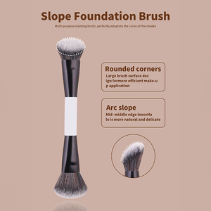 Novedad del Fabricante: Set de Brochas de Maquillaje Personalizadas de Doble Punta, Brocha Vegana Sintética para Contorno, Polvo, Corrector y Rubor - Product Image 2