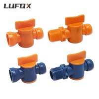 Bonne qualité G1/2 "raccords de tuyau de refroidissement réglables tuyau de refroidissement en plastique rond plat poreux plat interrupteur vanne PT NPT