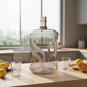 Botella de Agua Azul de 5 Galones <span class=keywords><strong>CNPS</strong></span>, Multicapacidad, Hecha de Material PC de Grado Alimenticio, Ecológica, Reutilizable, de Alta Calidad, con Logotipo Personalizado - Product Image 1