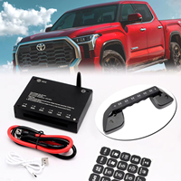 LEDIYTE Panneau de commande de poignée de pilier usiné CNC, 12V 24V, multi-prises, pour lumières auxiliaires de voiture, compatible TUNDRA