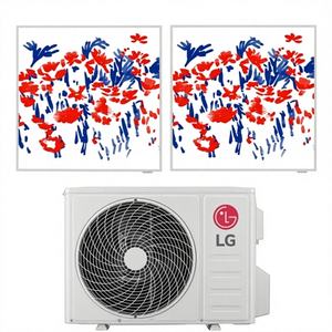 Climatiseur Inverter Double Split ArtCool Gallery Photo MU2R15 R32 10001-12000 BTU Économe en Énergie Électrique avec WiFi pour Usage Domestique - Product Image 1