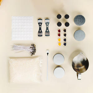 Kit de fabrication de bougies pour adultes, <span class=keywords><strong>facile</strong></span> à utiliser, kit de fabrication de bougies <span class=keywords><strong>maison</strong></span> pour débutants, comprend 12,7 oz de cire de soja, 50 mèches, 4 colorants, 4 parfums d'huile - Product Image 2
