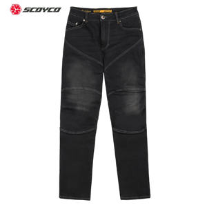 SCOYCO Offre Spéciale noir loisirs femmes moto pantalon Moto <span class=keywords><strong>Motocross</strong></span> tout-terrain moto équitation jean - Product Image 2