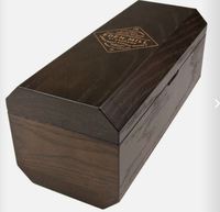 Boîtes à whisky en bois de luxe personnalisées Boîte d'emballage de vin spiritueux whisky gin en bois de chêne massif