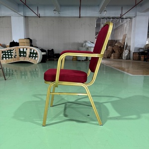 Sillas de Banquete Clásicas de Metal en Oferta para Eventos, Escuelas y Comercios, con Marco Dorado - Product Image 4