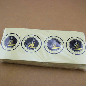 Autocollants imperméables personnalisés avec logo, impression d'étiquettes, autocollant de <span class=keywords><strong>porte</strong></span>, découpe, autocollant auto-adhésif, autocollant de marque - Product Image 1