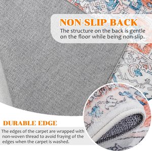 Hot Bán Bán Buôn Tùy Chỉnh Cổ Điển Kích Thước Lớn Alfombra Faux Fur Thảm Non-Slip Phòng Khách Fluffy Bohemian Thảm Và Mat - Product Image 3