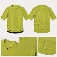Maillot de cyclisme unisexe professionnel personnalisable, respirant, léger, à séchage rapide, pour la course estivale
