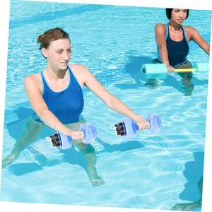 Botella Deportiva de Plástico Resistente, Portátil, a Prueba de Fugas, Libre de BPA, de 2.6L, con Forma de Mancuerna - Product Image 3