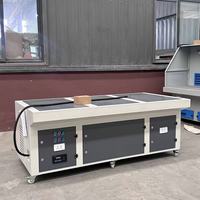 Plateforme de ponçage horizontale à conduits d'air indépendants, force du vent uniforme, table de ponçage plate pour bois et pierre