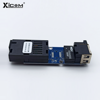 Placa PCB de Convertidor de Medios Gigabit Mini con 1 Fibra y 1 Puerto LAN 10/100/1000M, Equipo de Fibra Óptica Mini