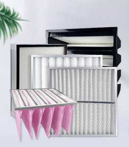 Klima için AHU cep filtresi yeni birincil hava spreyi sentetik elyaf çanta filtre titreşim cep filtreler - Product Image 6