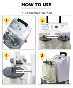 Máquina de Sucção de Saliva Dental Elétrica Profissional Portátil de Alta Potência para Uso Clínico - Product Image 3
