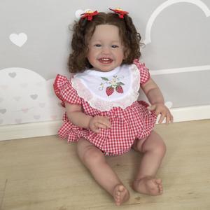 Poupée bébé reborn en silicone vinyle réaliste de 24 pouces, bébé reborn en silicone réalistes, poupée pour filles, cadeau - Product Image 2