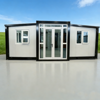 Maison conteneur pliable de 40 pieds, mobile, préfabriquée, pour habitation ou bureau, maison modulaire