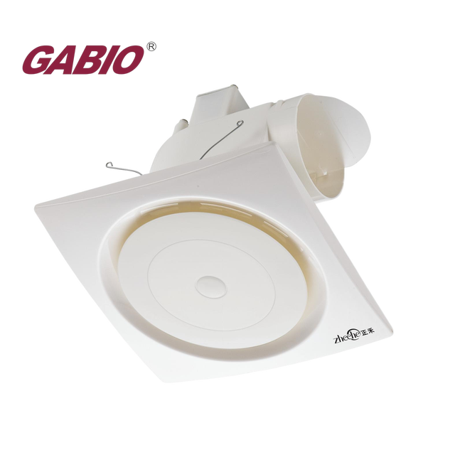 Electric Round Surface Ceiling Mount 10 Inch Copper Motor Heavy Duty Plastic Blades Bathroom Exhaust Fan OEM