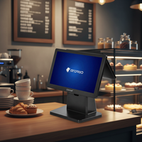 Terminal de point de vente Android professionnel WiFi OEM/ODM directement de l'usine, écran simple 15,6 pouces ou double écran 11,6 pouces avec certification CE/DOC