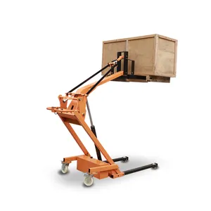 Manual And Lightweight Small Forklifts Portable Lifting Forklifts Small Stackers Multifunctional Loading And Unloading Trucks