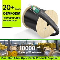 Cable de Fibra Óptica para Exteriores GYTS de 288/144 Núcleos para Entierro Directo en Conductos Subterráneos para Proyectos de Redes de Telecomunicaciones
