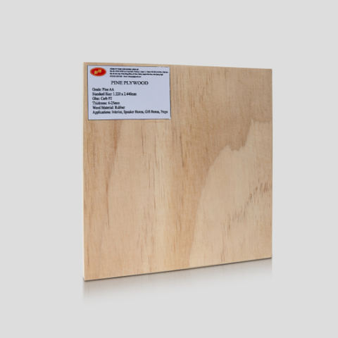 Vietnam Factory's Best Seller AA Grade 12/15/18mm Eco-Friendly Pine Plywood E0 Standard Formaldehyde Emission