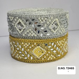 ผ้าลูกไม้ปัก100% ผ้าฝ้ายสำหรับรองเท้าและกระเป๋าสุดหรูสง่างามเหนือกาลเวลา - Product Image 6