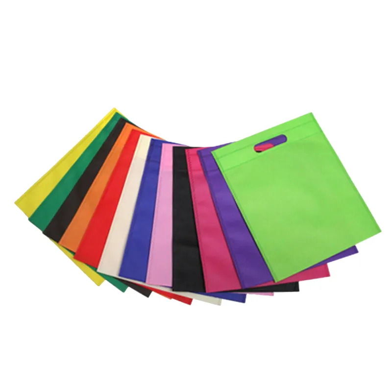 Customized Eco Friendly Promotional Shopping environmental d cut Non-Woven Fabric Bag