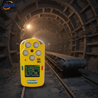 Analyseur de gaz portable à cinq capteurs avec options de capteurs catalytiques infrarouges et laser pour la détection du méthane, idéal pour les sites minières, la métallurgie et la production de coke