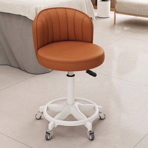 Tabouret de salon professionnel, chaise à hauteur réglable par vérin hydraulique, mobilier essentiel pour salon de beauté, spa, coiffure - Product Image 4