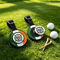 Étiquette de nom de golf personnalisée avec logo, étiquette de bagage en métal pour membre de club de golf, accessoires de golf
