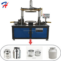 Ligne de production complète HT pour la fabrication de pots à couscous, de seaux d'huile d'olive et de seaux à lait, machines d'étirage, de laminage et de tournage, solution clé en main