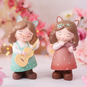 Adornos Hechos a Mano Creativos <span class=keywords><strong>de</strong></span> Violín, Guitarra y Grupo <span class=keywords><strong>de</strong></span> Chicas Cantantes, Decoración para Sala <span class=keywords><strong>de</strong></span> Estar, Hogar, Escritorio, Regalos para Estudiantes - Product Image 1