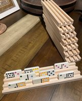 Rummy küp oyun sahipleri ahşap Rummy yedek Rummikub oyunu Okey kurulu oyunu için raflar