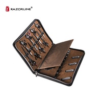 Haute qualité PU cuir épaule coiffeur sac de barbier barbier coiffure Salon accessoires coiffure pochette ciseaux étui