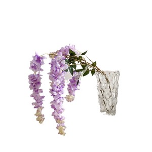 Dong Rui Artificial Wisteria Long <b>Branch</b> Silk Flower Wedding Home Decor <b>Light</b> Purple Blue White Pink - Product Image 5