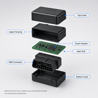 Localizador GPS OBDII GLONASS 2G para Vehículos, Venta al Por Mayor de Fábrica, Conexión Plug and Play, Seguimiento en Tiempo Real para Gestión de Flotas a través de PC